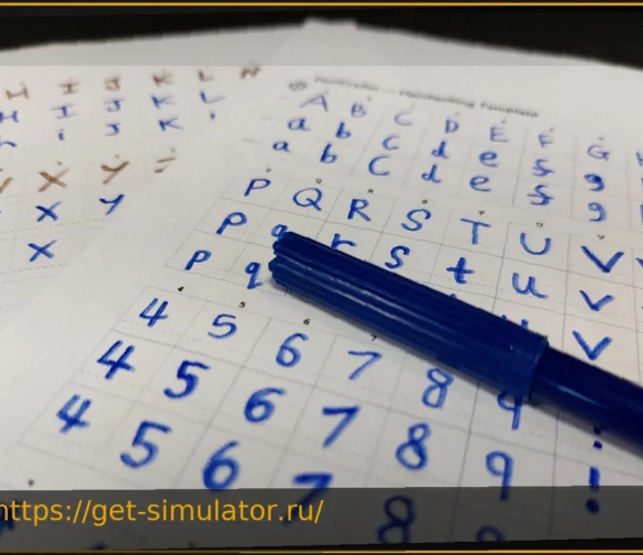 Создание Шрифта: Образцы Рукописных Символов