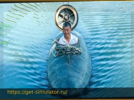 60-летний китайский фермер построил свою подлодку, погружающуюся на 8 метров